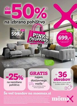 Momax katalog Do -50% na izbrano pohištvo