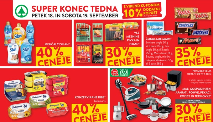 Spar in Interspar vikend akcija