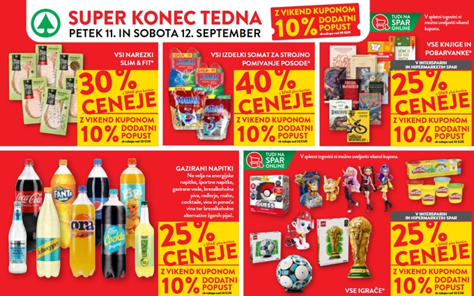 Spar in Interspar vikend akcija do 12.9.