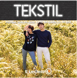 E Leclerc katalog Tekstil do 24.10.