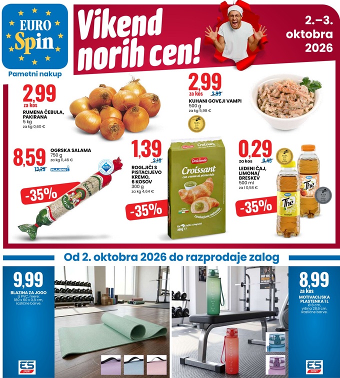 Eurospin vikend norih cen