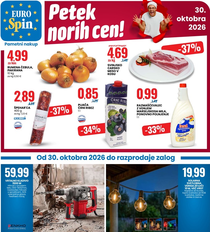 Eurospin vikend norih cen 30.10.