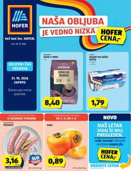 Hofer katalog od 28.10.