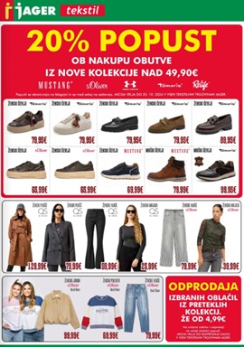 Jager katalog tekstil do 20.10.