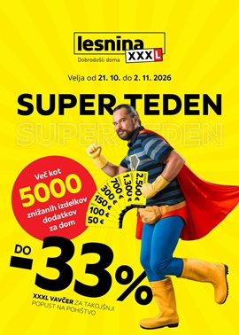 Lesnina katalog Super teden do 2.11.