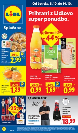 Lidl katalog živila do 14.10.