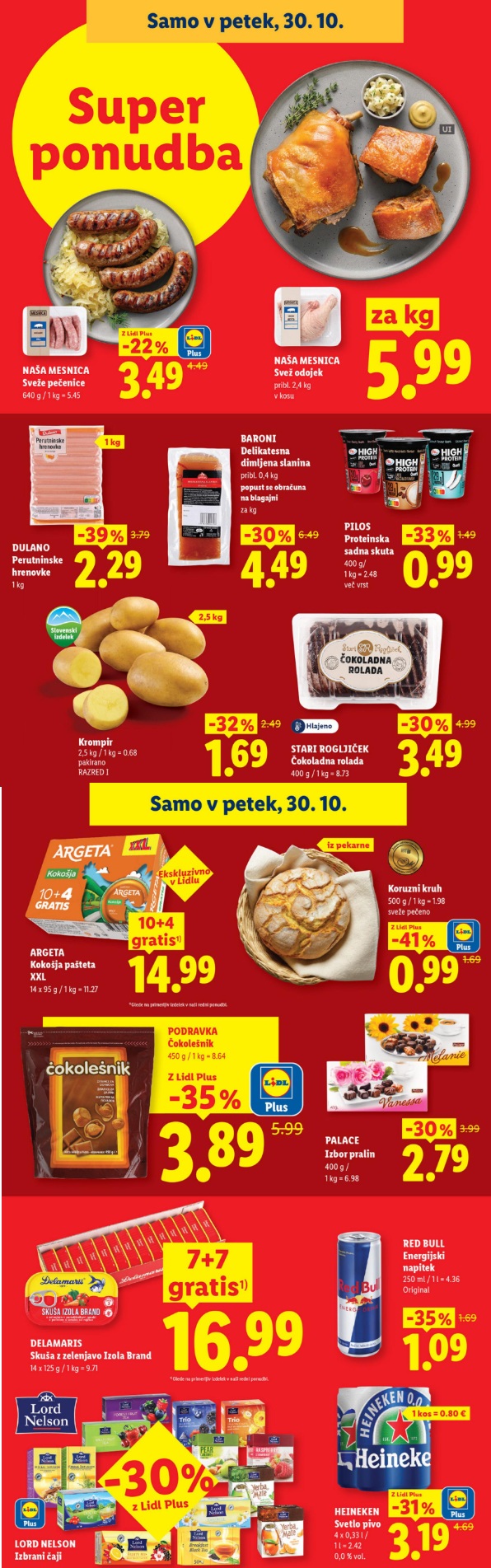 Lidl vikend akcija 30.10.