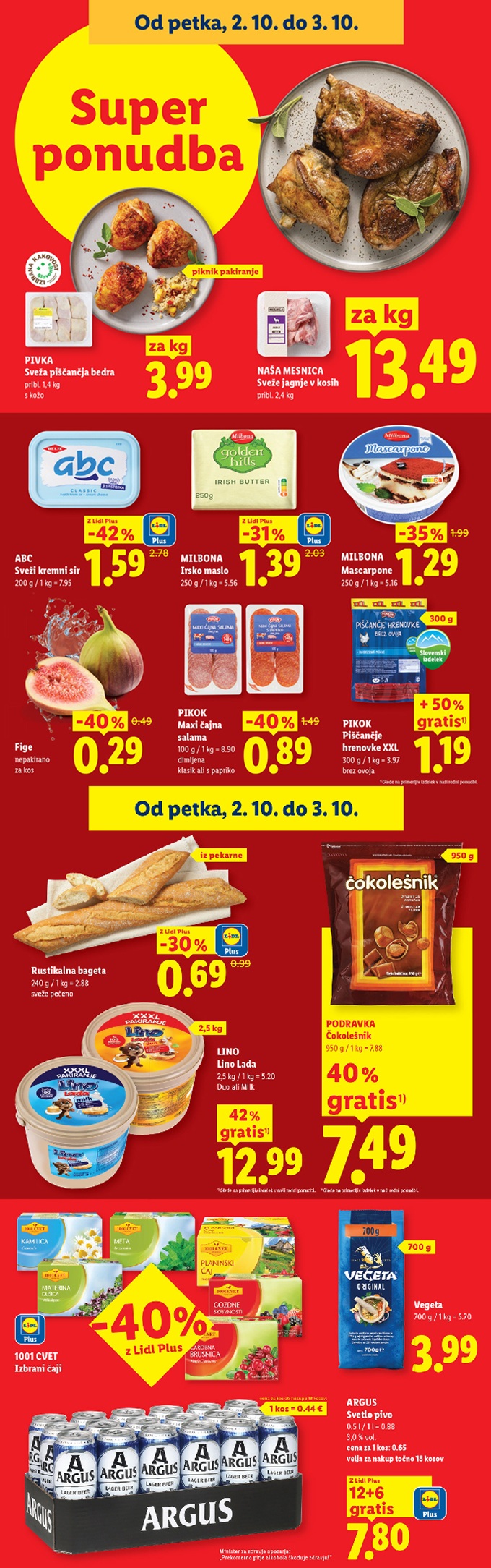 Lidl vikend akcija do 3.10.