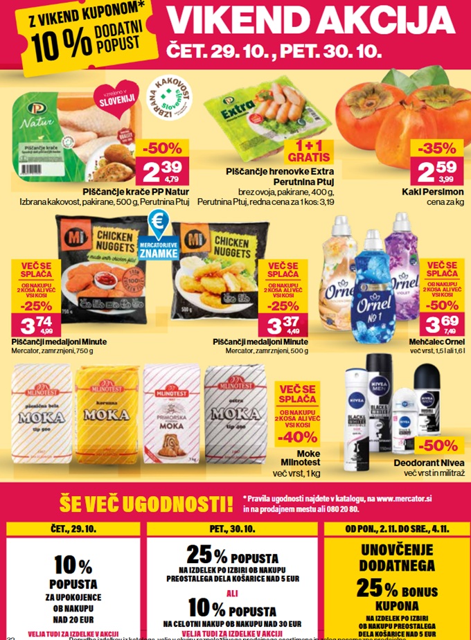 Mercator vikend akcija