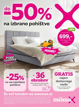 Momax katalog Do -50% na izbrano pohištvo