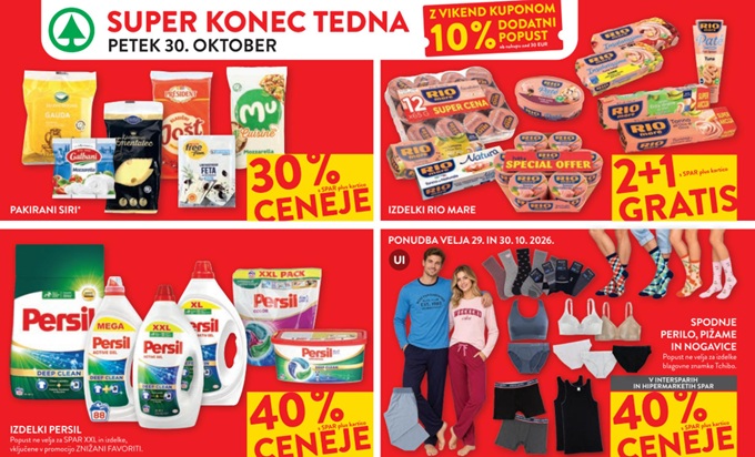 Spar in Interspar vikend akcija