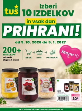 Tuš katalog Mojih 10 do 5.1.